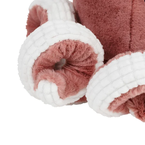 Peluche poulpe en tissu corail