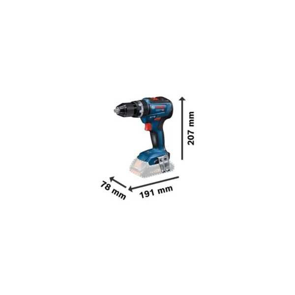 Perceuse visseuse sans fil Bosch Professional 18V GSB 18V-45 – 2 x 2 Ah