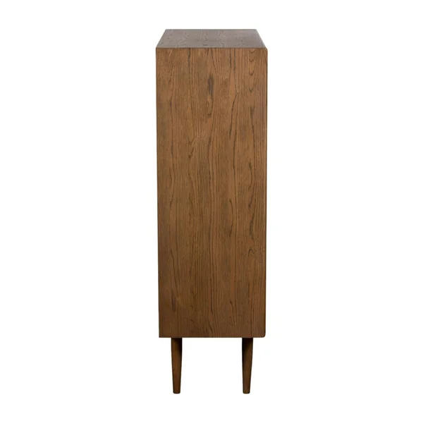 Petit buffet vintage en bois de chêne BRADFORD