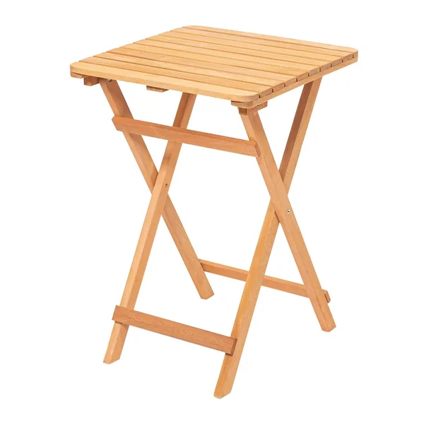 Petite table de jardin pliante en bois 50 cm SORA
