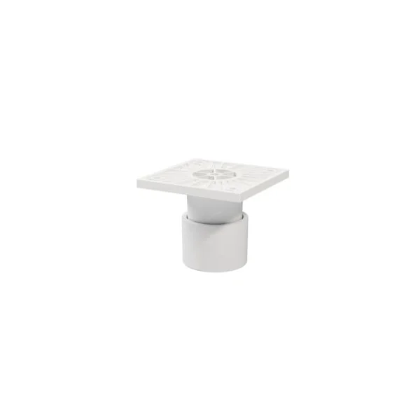 Pied bas réglable blanc GoodHome Atomia H. 5 - 6 cm vendu par 2