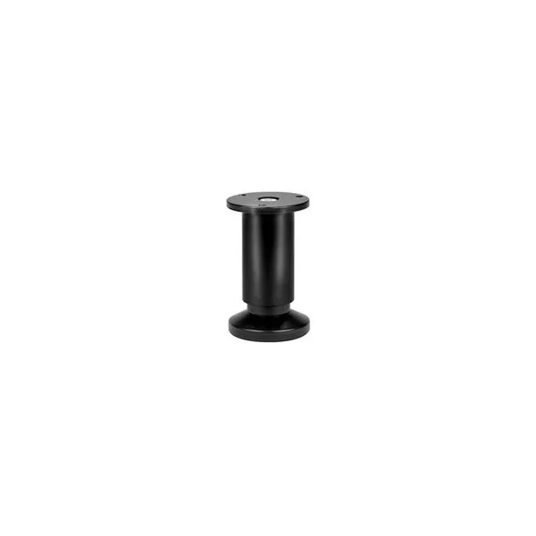 Pied de lit réglable en aluminium noir Bar Plus H. 10 / 11,5 x L. 5,8 cm
