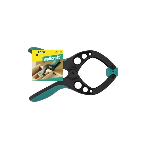 Pince à ressort bi-matière Wolfcraft FZ 60 mm