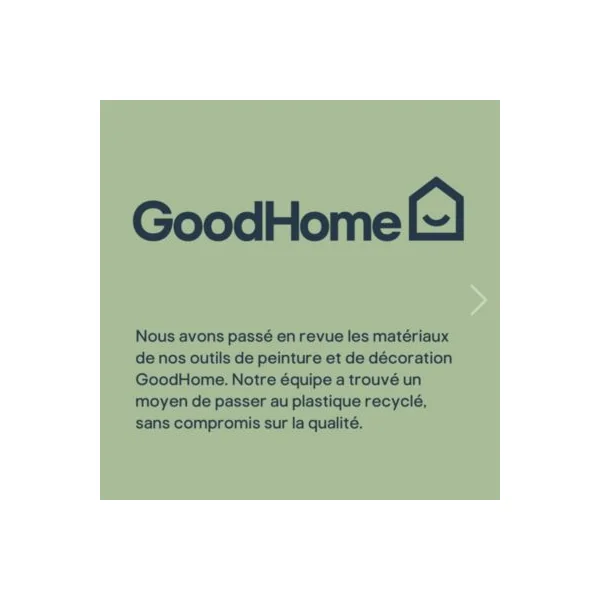 Pinceau à rechampir huile, vernis et lasure GoodHome 29mm