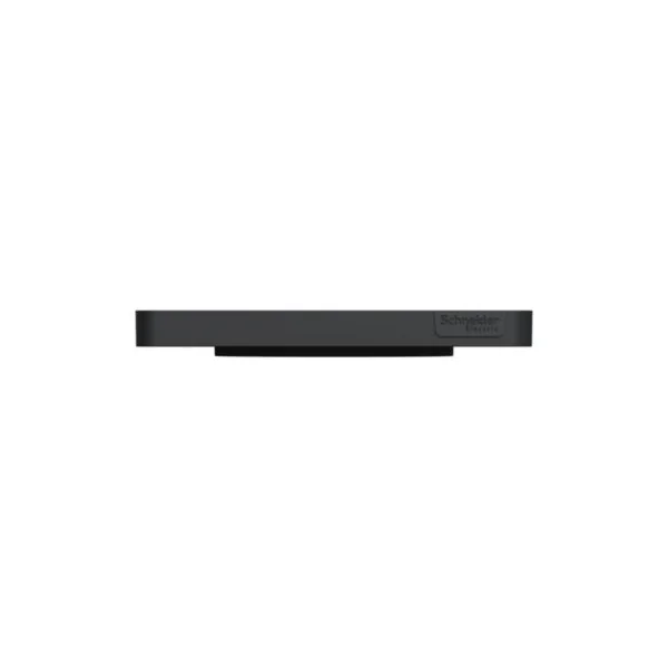 Plaque de finition 1 poste Schneider Electric Odace Touch S540802 coloris anthracite l.85 x P.10 x H.85 mm