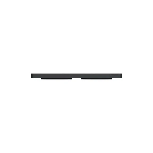 Plaque de finition 2 postes Schneider Electric Odace Touch S54C804 coloris anthracite avec liseré anthracite l.156 x P.10 x H.85 mm