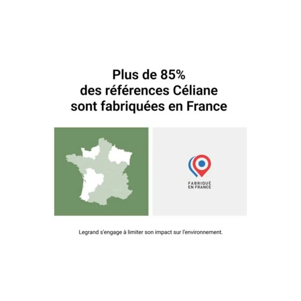 Plaque de finition 3 postes Legrand Céliane CP1823 coloris acier satiné l.232 x P.9 x H.82 mm