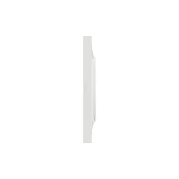 Plaque de finition 3 postes Schneider Electric Odace Styl S52C706 coloris blanc l.227 x P.10 x H.85 mm