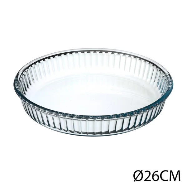PLAT A TARTE VERRE D.26CM