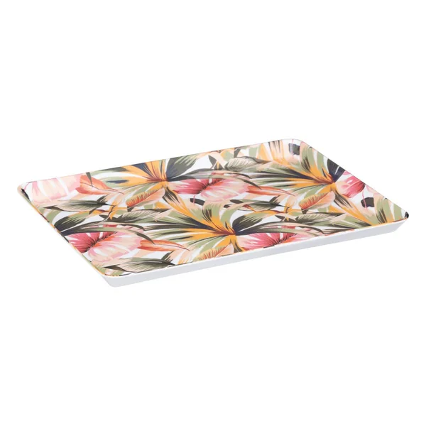 PLATEAU EXOTIQUE MELAMINE 30X22CM