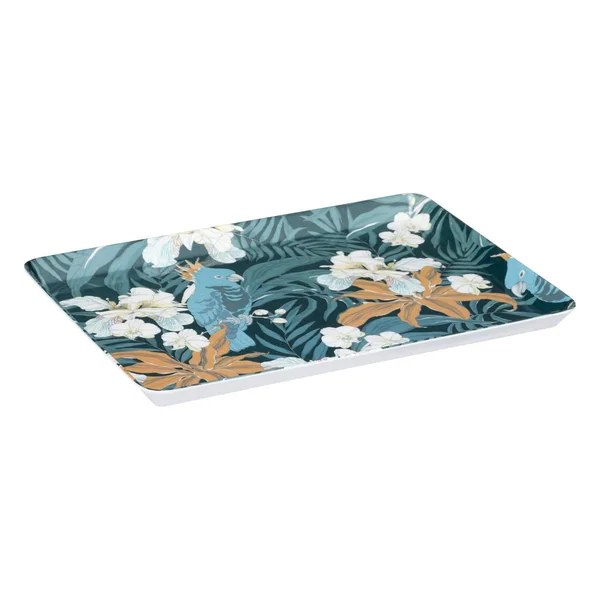 PLATEAU EXOTIQUE MELAMINE 30X22CM