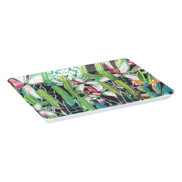 PLATEAU EXOTIQUE MELAMINE 30X22CM