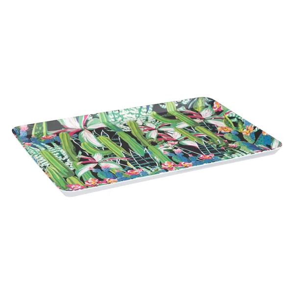 PLATEAU EXOTIQUE MELAMINE 45X30CM