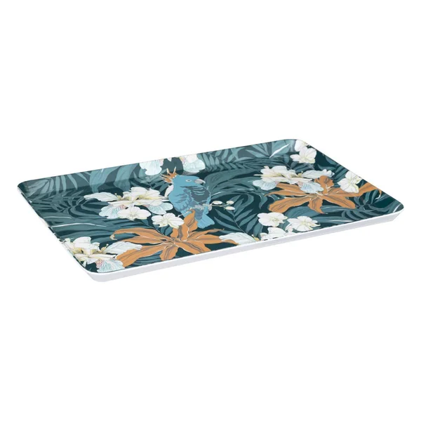 PLATEAU EXOTIQUE MELAMINE 45X30CM