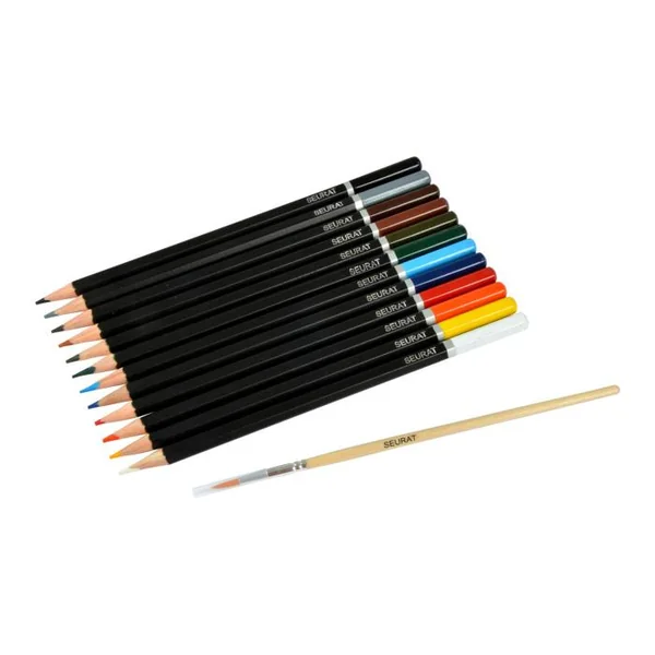 POCHETTE 12 CRAYONS DE COULEURS AQUARELLABLES