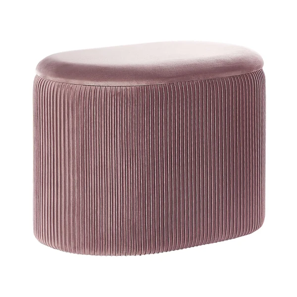 Poef met opbergruimte RICHLAND Fluweel Roze
