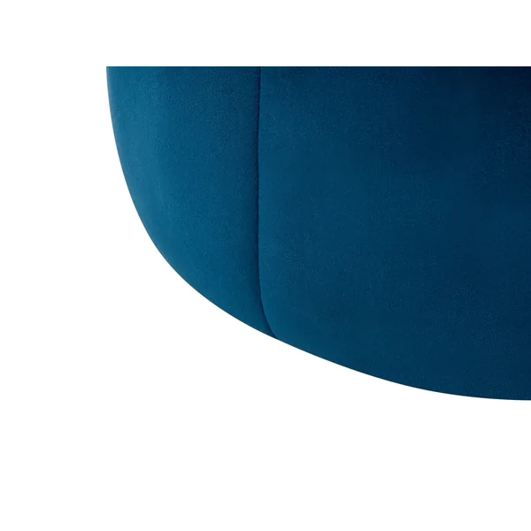 Poef SELBY Fluweel Blauw
