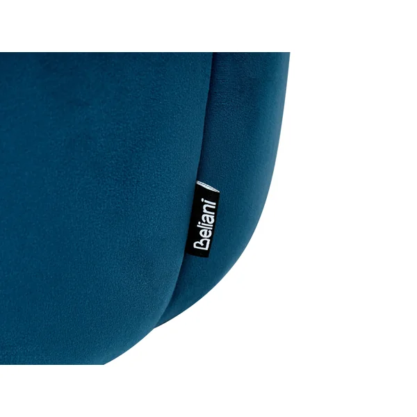 Poef SELBY Fluweel Blauw