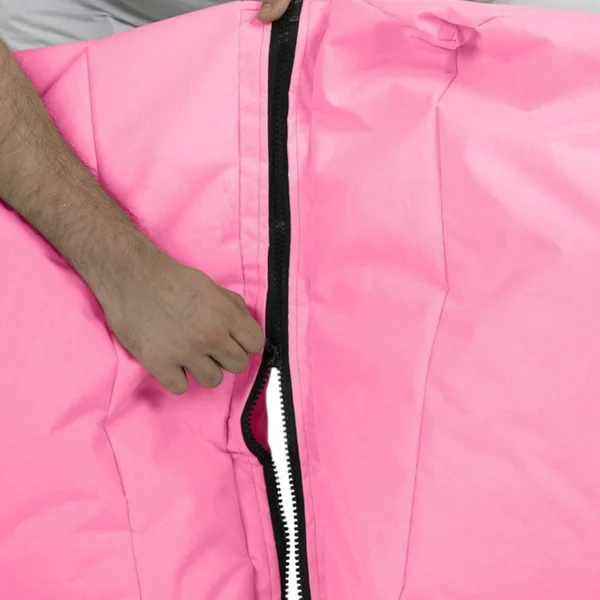 Pouf bain de soleil extérieur rose ARTA