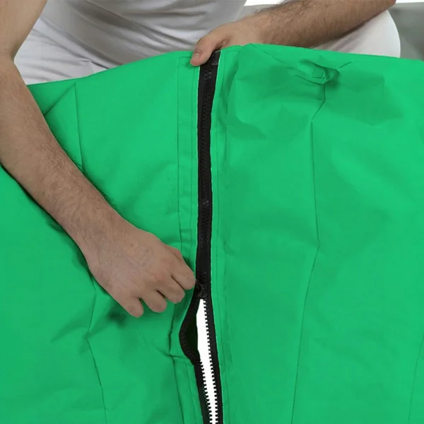 Pouf bain de soleil extérieur vert ARTA