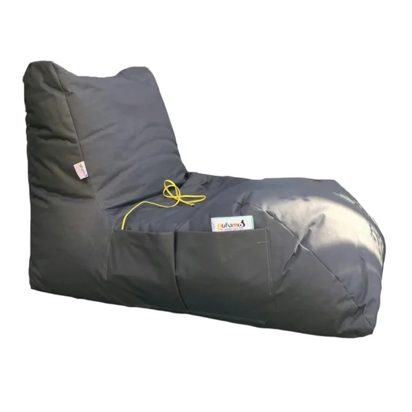Pouf bain de soleil XXL imperméable – gris ARTA