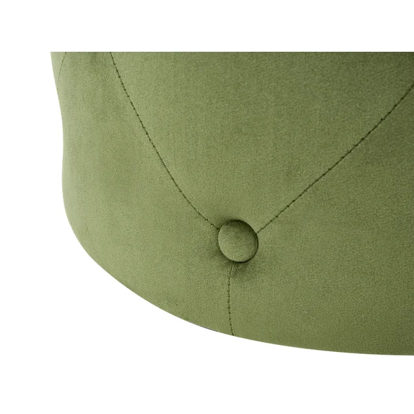 Pouf COROLLA Velours Vert olive