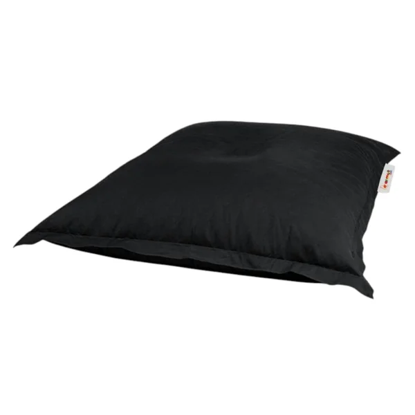Pouf coussin de sol extérieur noir - 100 cm ARTA