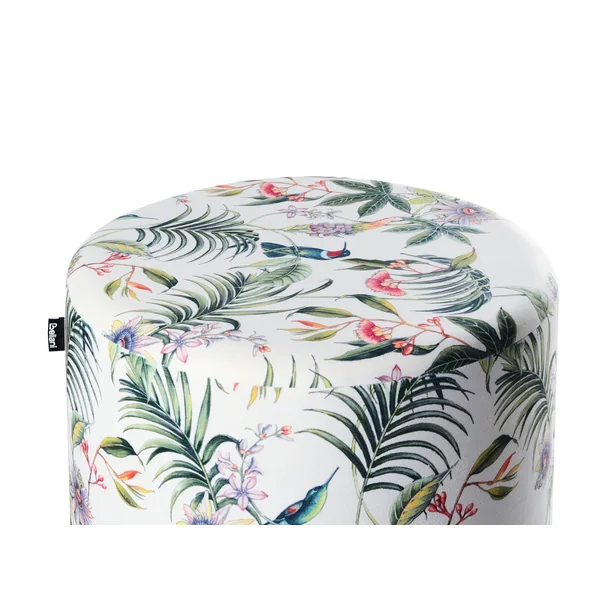 Pouf LOVETT Velours Multicolore