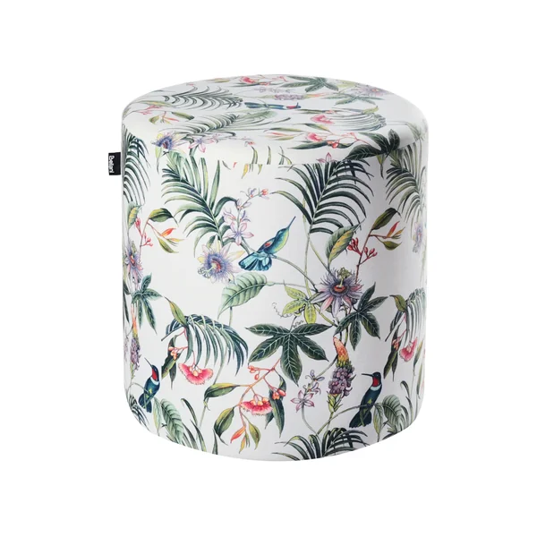 Pouf LOVETT Velours Multicolore