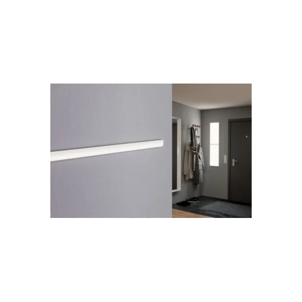 Profilé de strip LED Base IP20 aluminium anodisé, satiné Paulmann L.200 x H.9 x P.17cm