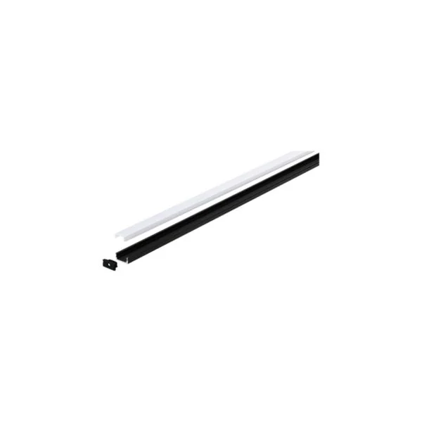 Profilé de strip LED Base IP20 noir et blanc Paulmann L.100 x H.9 x P.17cm