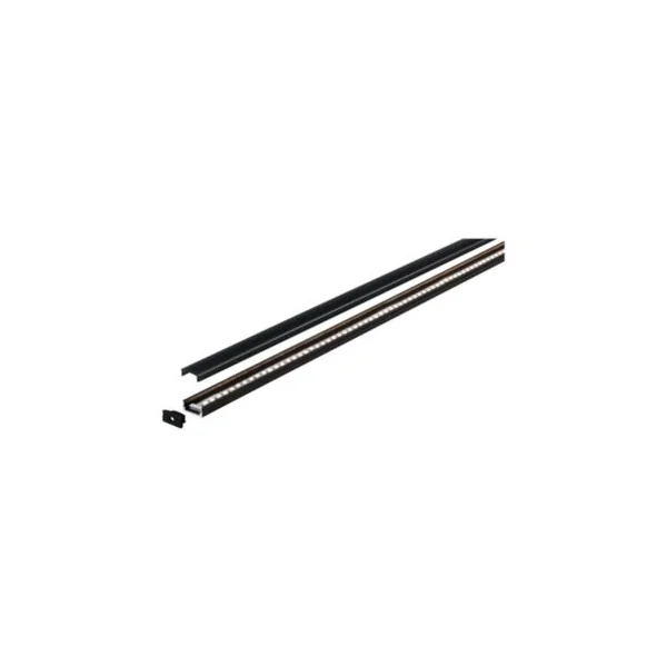 Profilé de strip LED Base IP20 noir Paulmann L.100 x H.9 x P.17cm