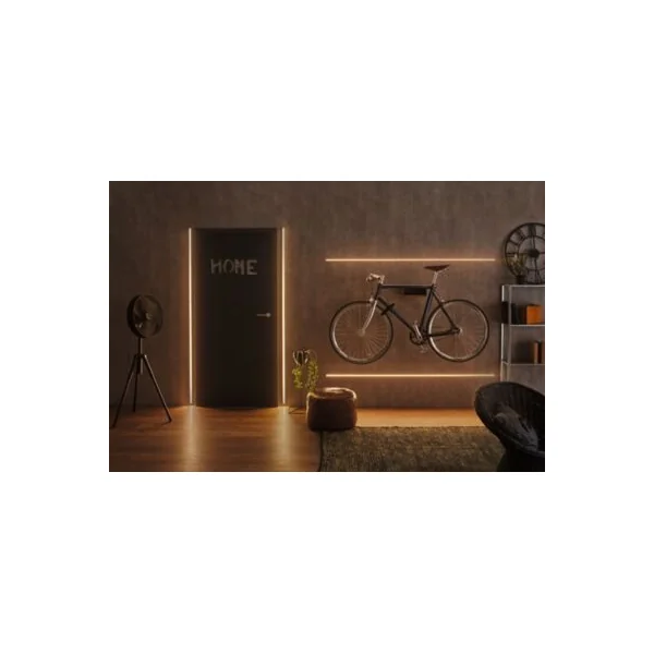 Profilé de strip LED Square IP20 noir Paulmann L.100 x H.15 x P.23cm