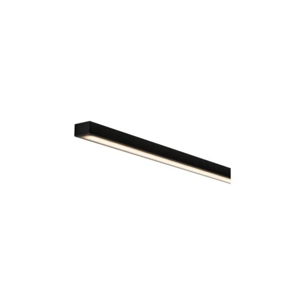 Profilé de strip LED Square IP20 noir Paulmann L.200 x H.15 x P.23cm