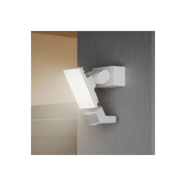 Projecteur LED à détection Davern 1000lm 10W IP65 GoodHome blanc
