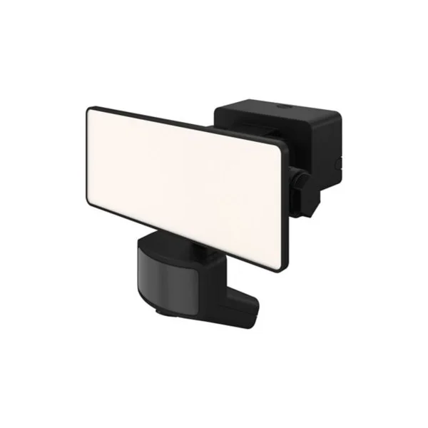 Projecteur LED à détection Davern 2000lm 20W IP65 GoodHome noir
