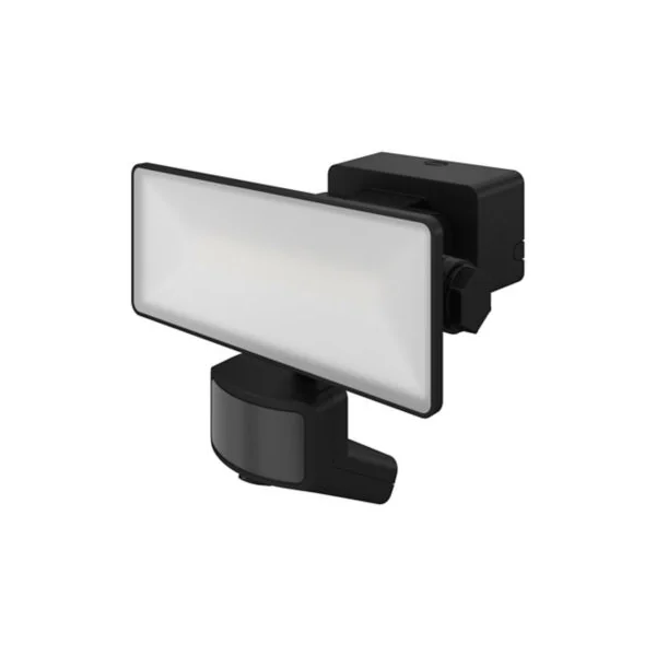Projecteur LED à détection Davern 2000lm 20W IP65 GoodHome noir