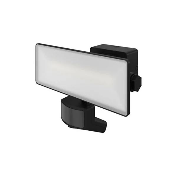 Projecteur LED à détection Davern 3000lm 30W IP65 GoodHome noir