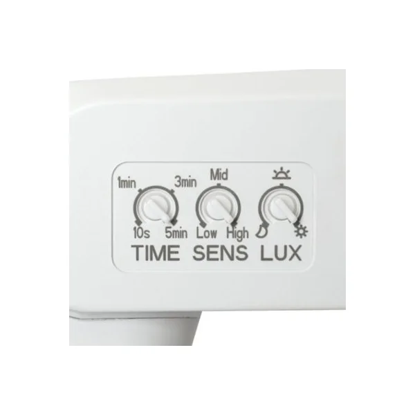 Projecteur LED à détection Security 2X10W 1600lm 20W IP54 GoodHome blanc