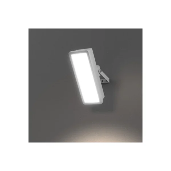 Projecteur mural LED extérieur blanc 50 W 6250 lm sans détecteur IP65, GoodHome Davern