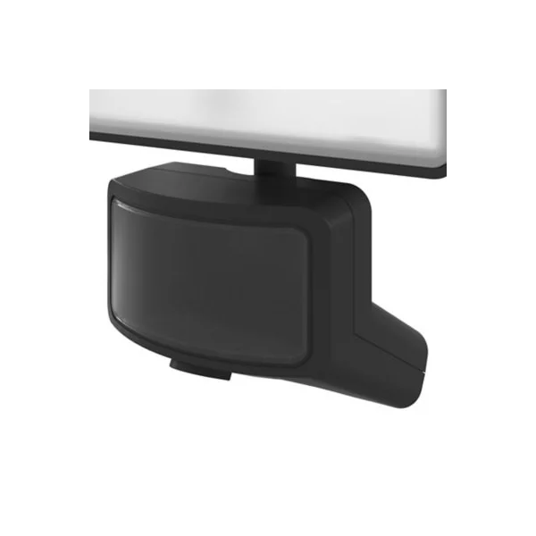 Projecteur solaire LED intégré à détection Davern 800lm IP65 noir GoodHome
