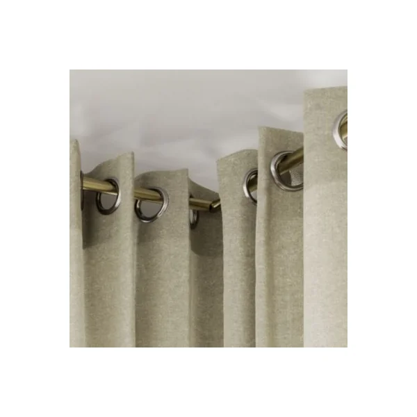 Raccord coudé pour tringle à rideau Elasa effet laiton doré Ø19mm GoodHome