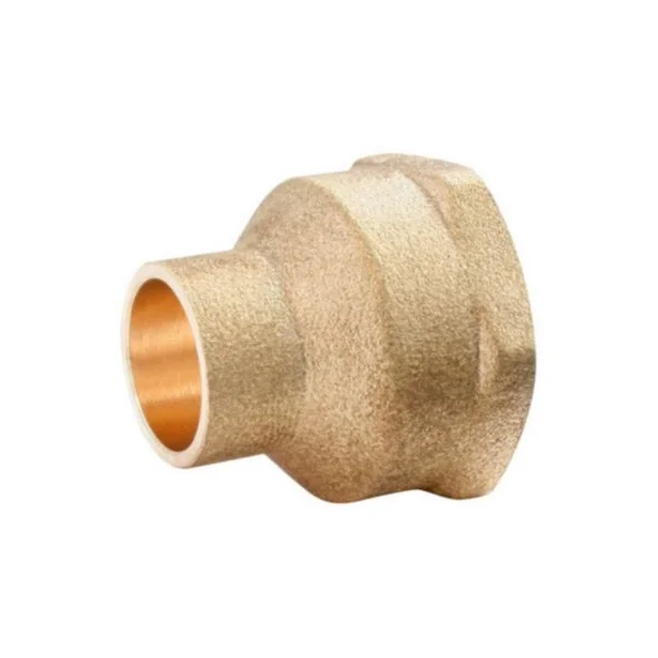 Raccord laiton droit à souder sur tube cuivre Ø16 - sortie femelle 20/27 (3/4"), lot de 2
