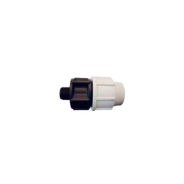 Raccord mâle plasson ø32, 1, 26x34 noir et blanc