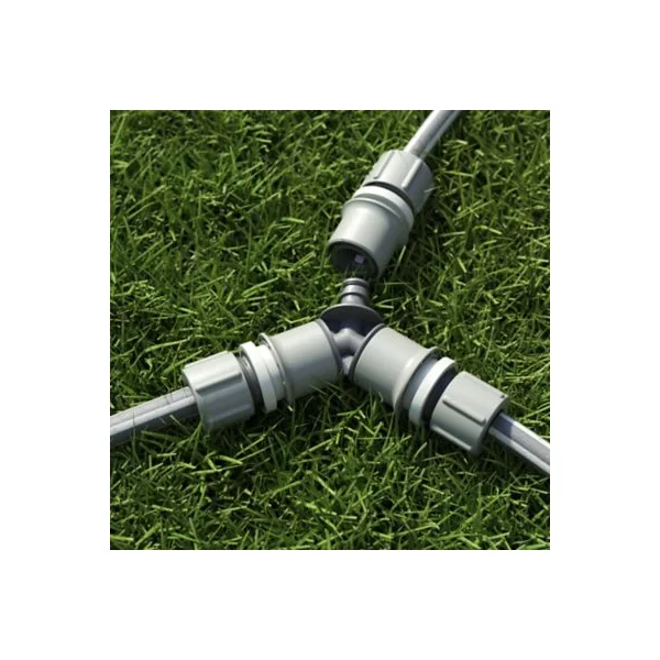Raccord triple mal Verve en plastique