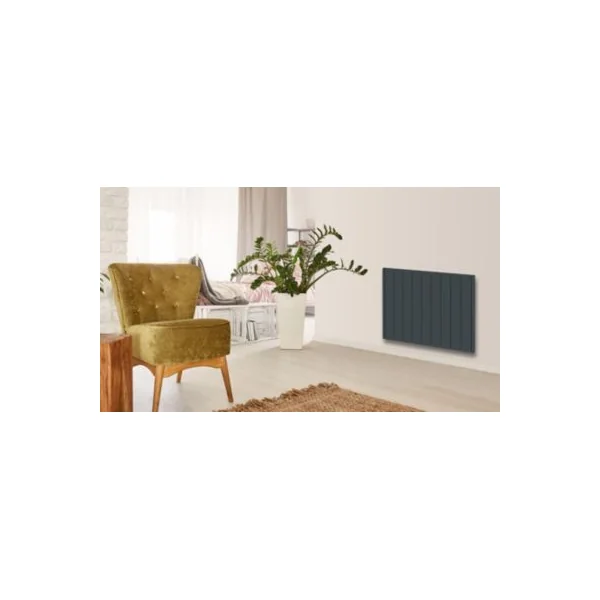 Radiateur électrique inertie sèche Carrera Jada anthracite 2000W