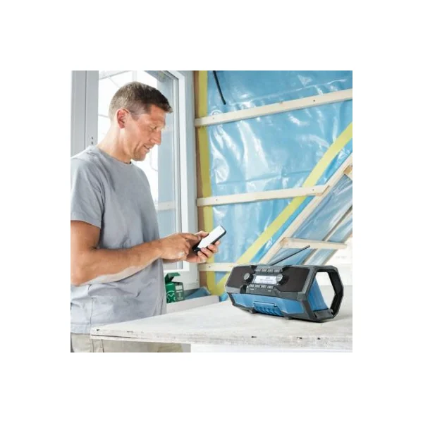 Radio de chantier sans fil numérique portable Bosch GPB 18V 2SC