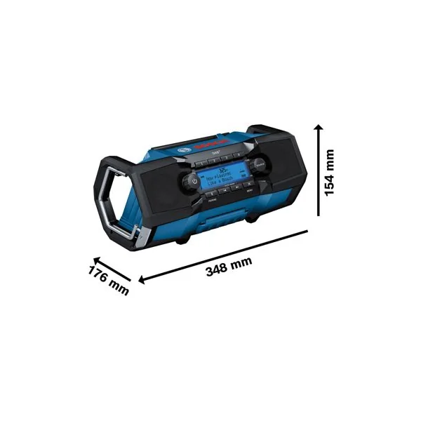 Radio de chantier sans fil numérique portable Bosch GPB 18V 2SC