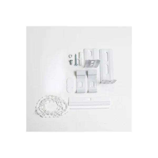 Rail pour store californien blanc ouverture latérale L.180cm Madeco