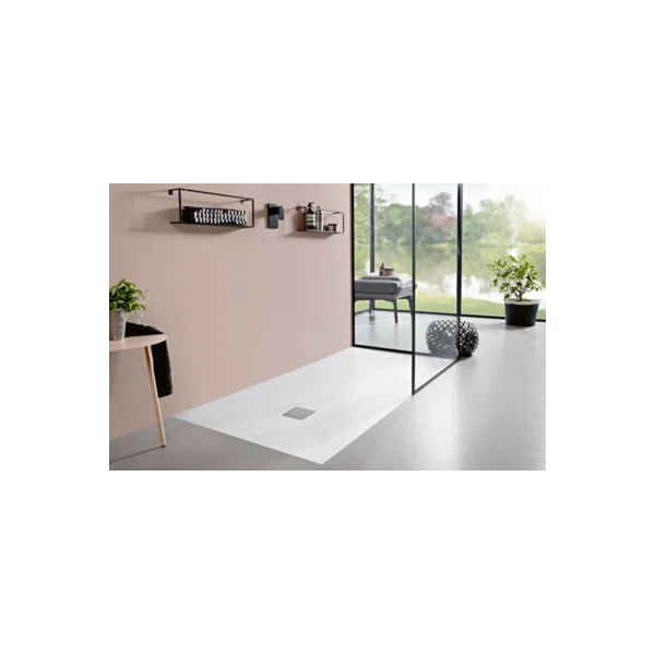 Receveur de douche 100 x 180 cm en acrylique, blanc mat, Villeroy & Boch Exklusive